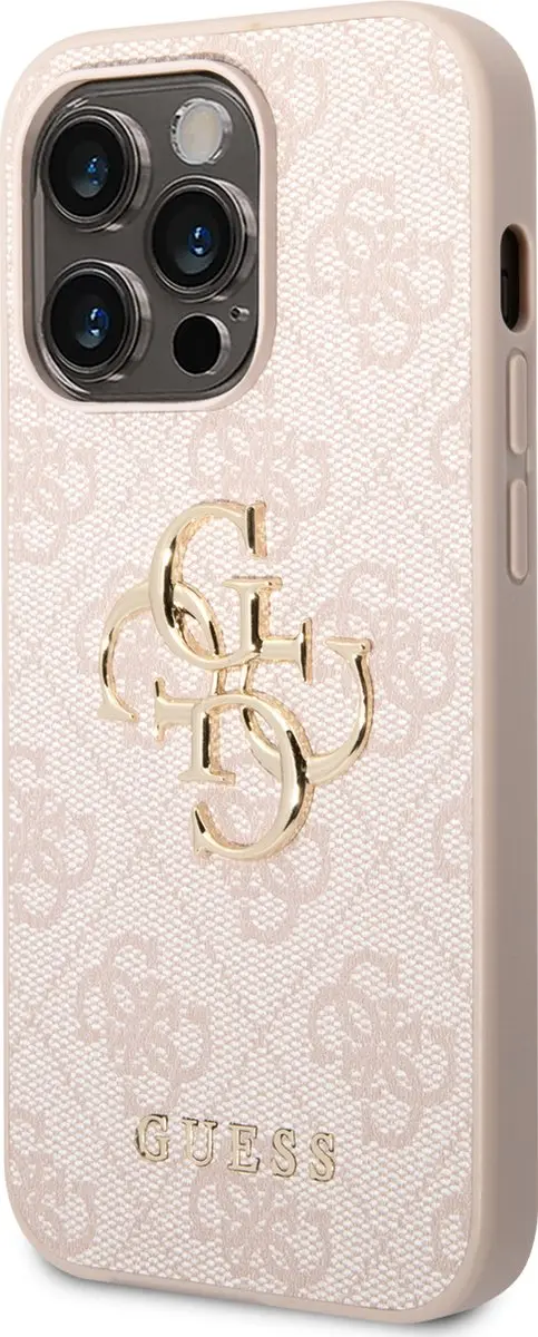 Guess PU Telefoonhoesje iPhone 14 Pro - Roze - MagSafe