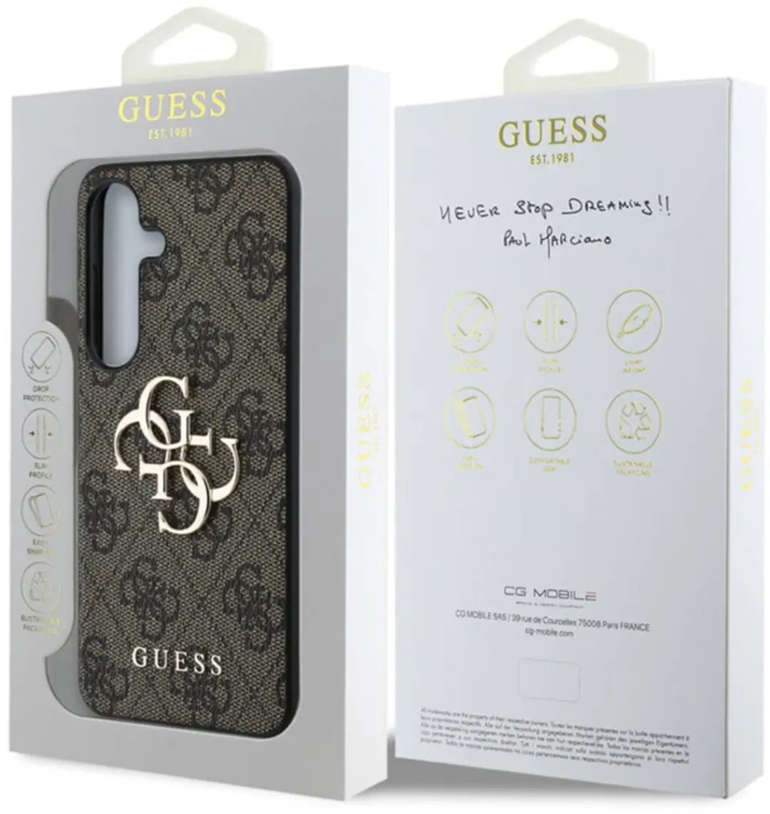 Guess Metal Logo Hoesje Samsung Galaxy S25 Plus - Bruin - afbeelding 6 van 6