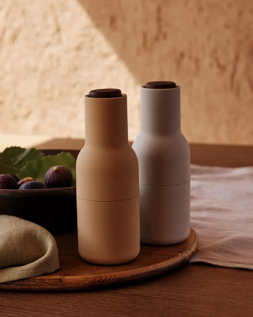 Audo Copenhagen Peper- en Zoutmolen Hunting Green - Beige
