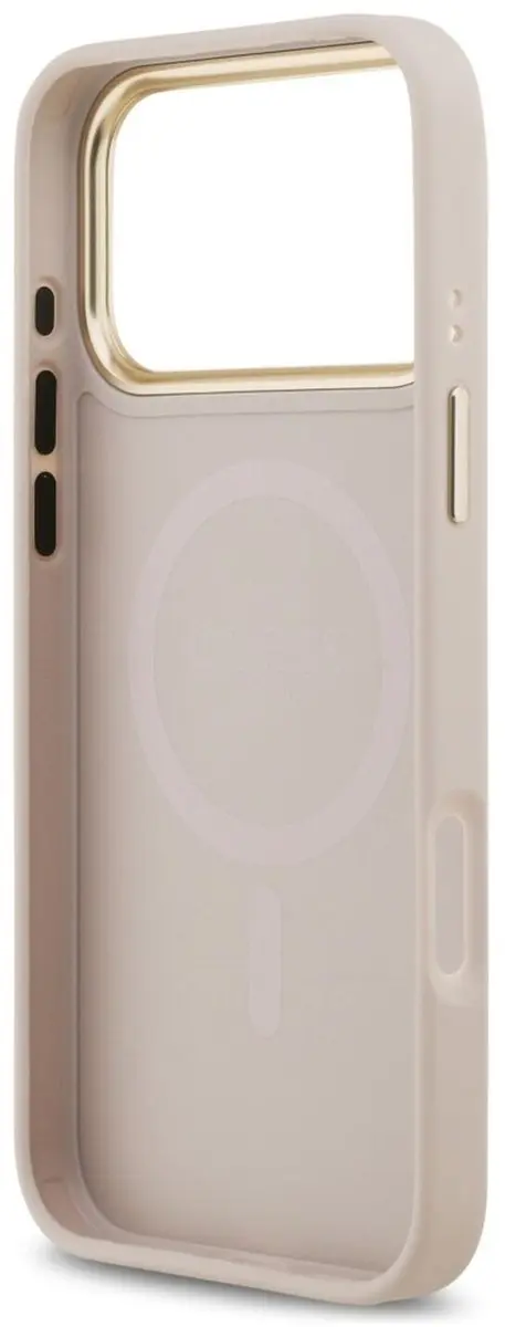 GUESS Hoesje iPhone 17 Pro Max MagSafe Stripe Logo - Zwart