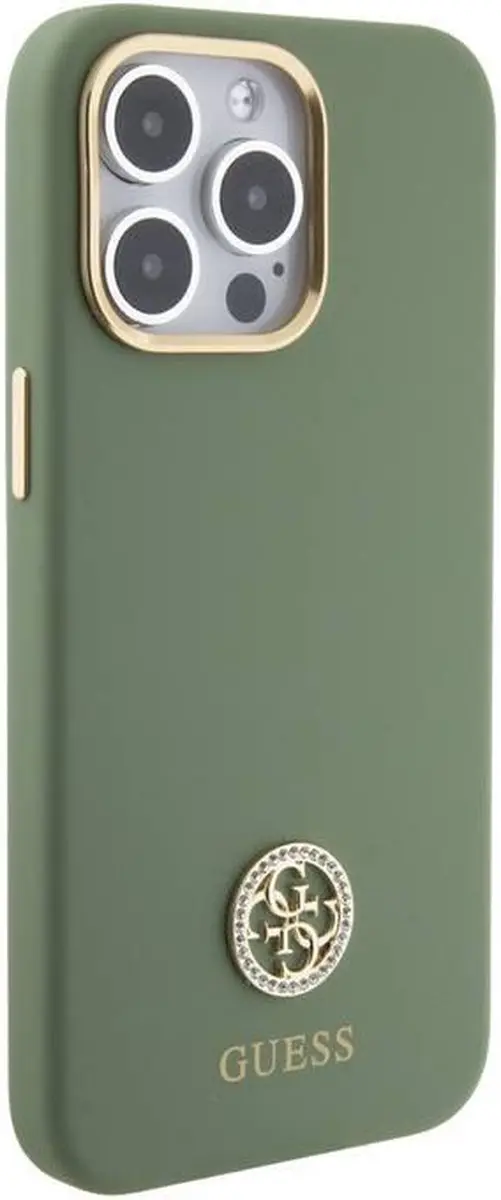 GUESS Silicone Hoes iPhone 15 Pro - Groen - afbeelding 6 van 6
