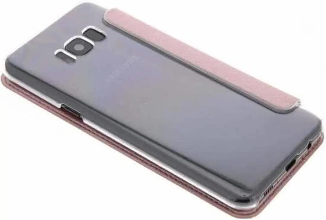 GUESS IriDescent Book Case Samsung Galaxy S8+ - Roze