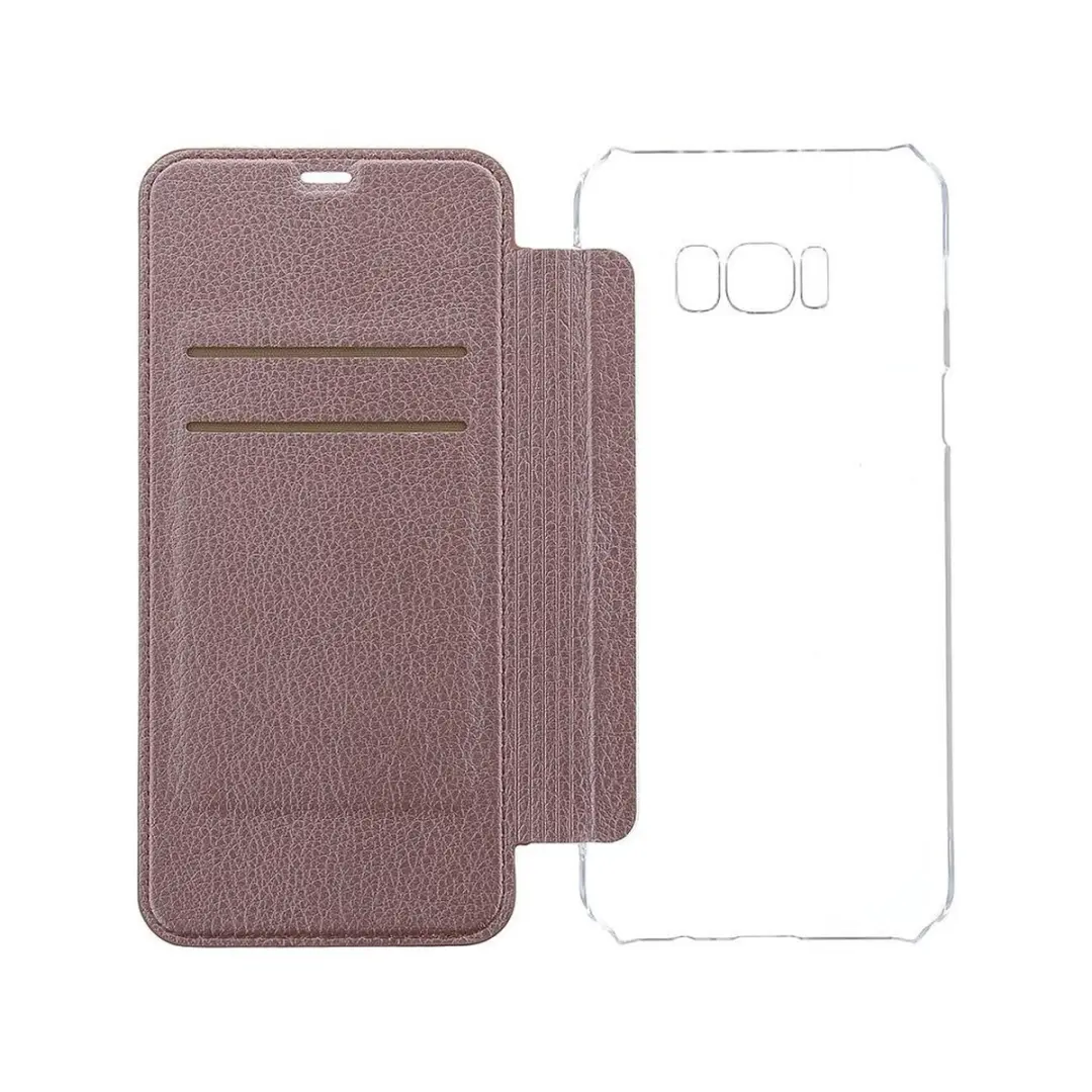 GUESS IriDescent Book Case Samsung Galaxy S8+ - Roze