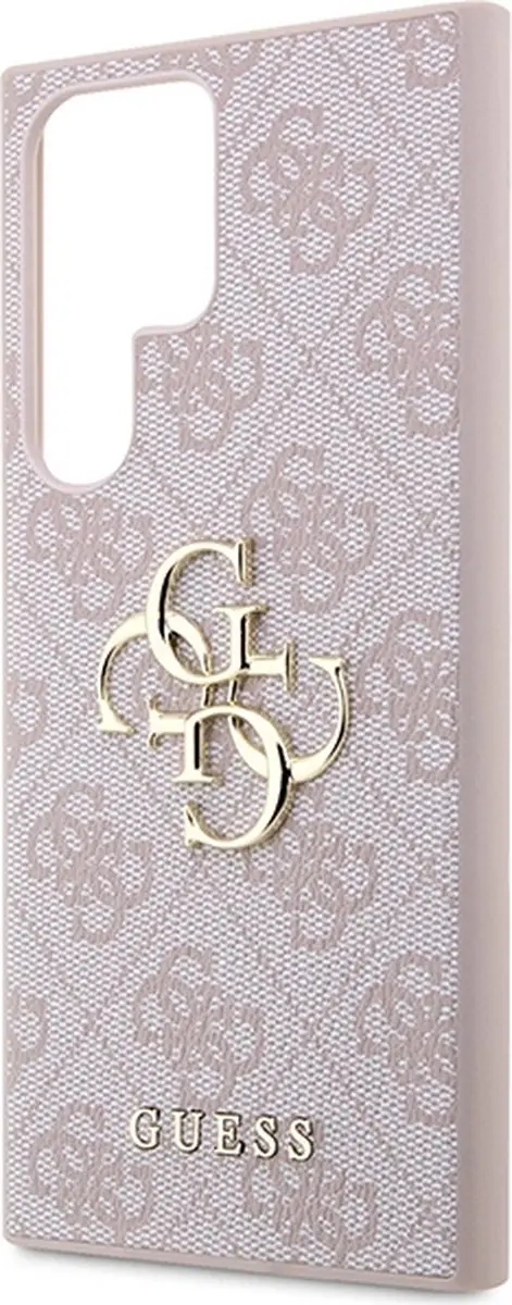 Guess GUHCS23L4GMGPI Hoesje - Samsung Galaxy S23 Ultra - Roze