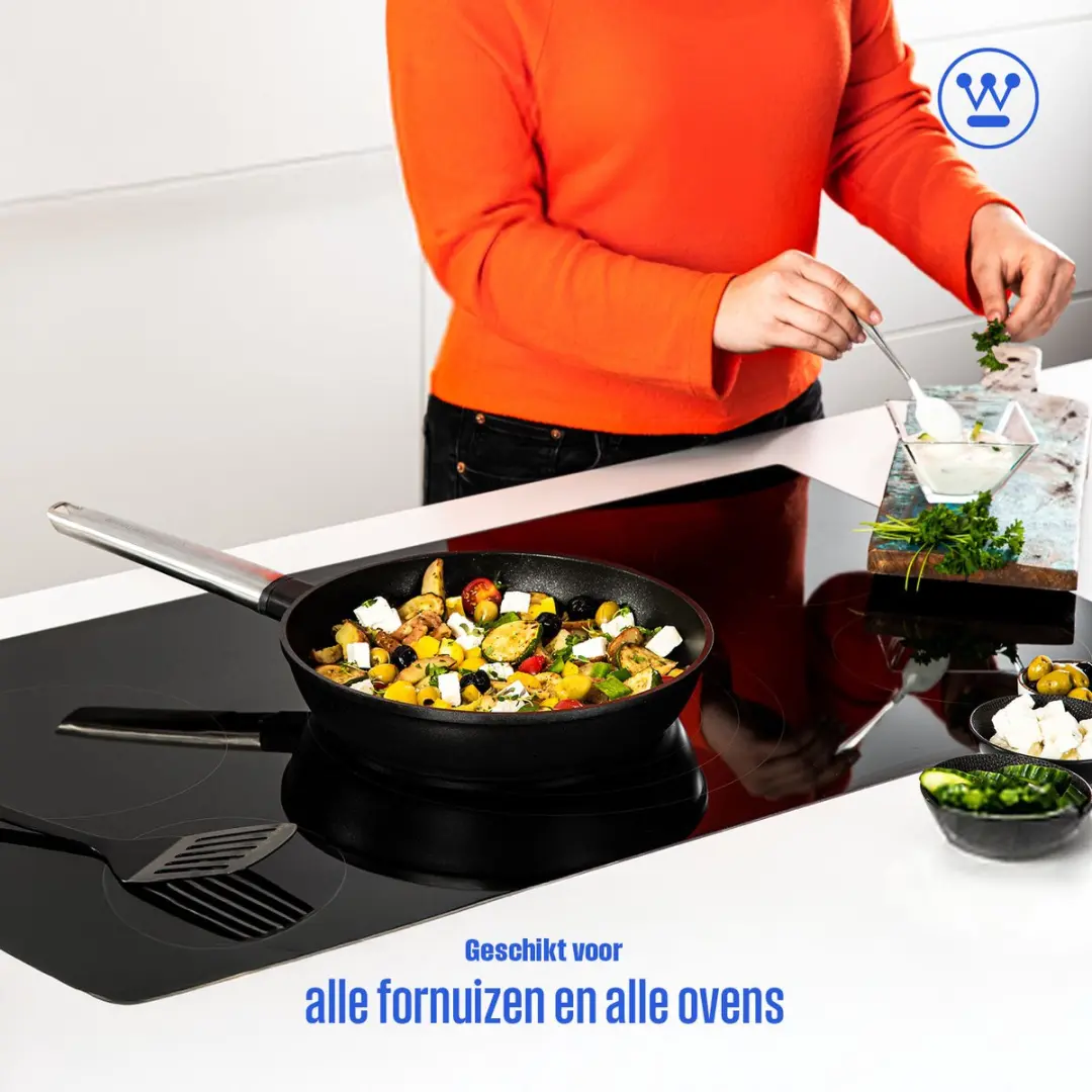 Westinghouse Performance Koekenpan 28cm - Inductie - Zwart