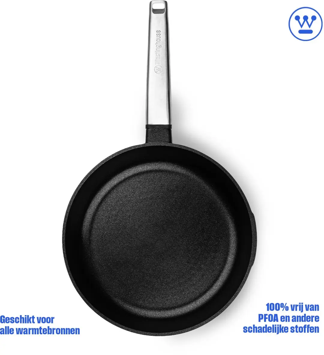 Westinghouse Performance Koekenpan 28cm - Inductie - Zwart