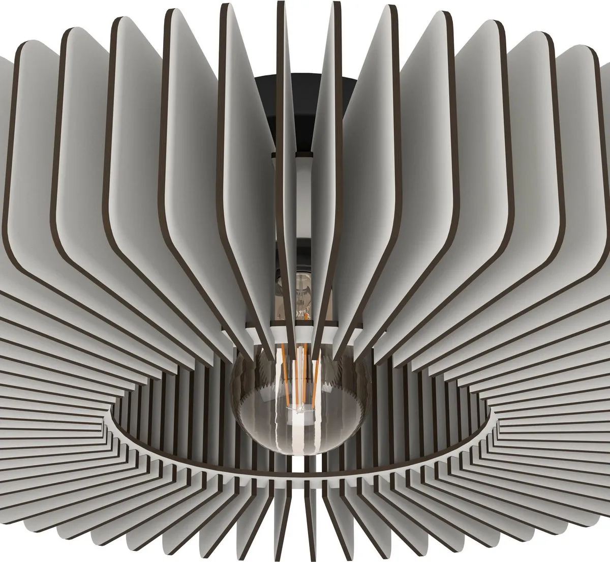 Eglo Palombaia Plafondlamp Ø50cm - Grijs/Zwart