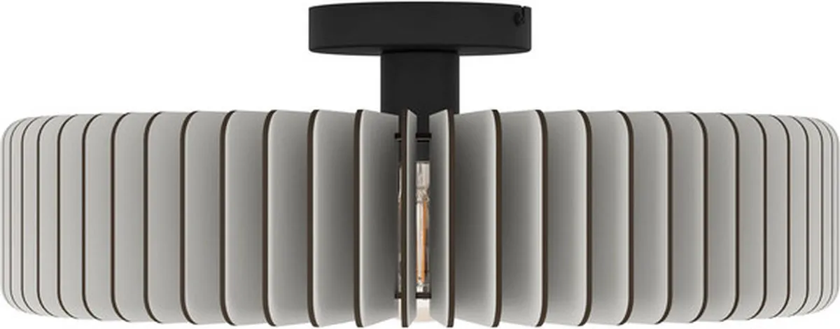 Eglo Palombaia Plafondlamp Ø50cm - Grijs/Zwart
