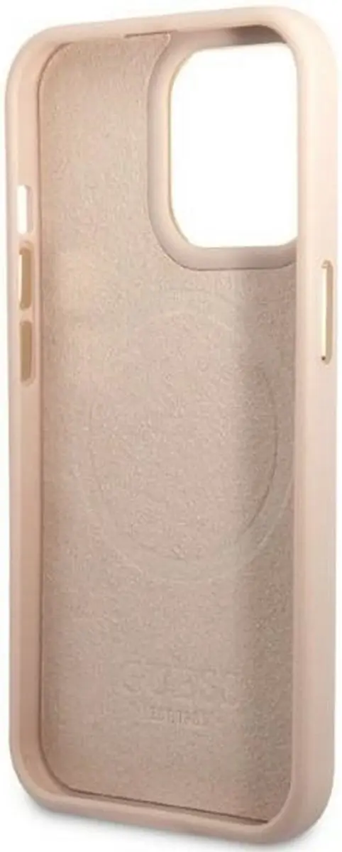 Guess 4G MagSafe Back Case iPhone 13 Pro - Roze