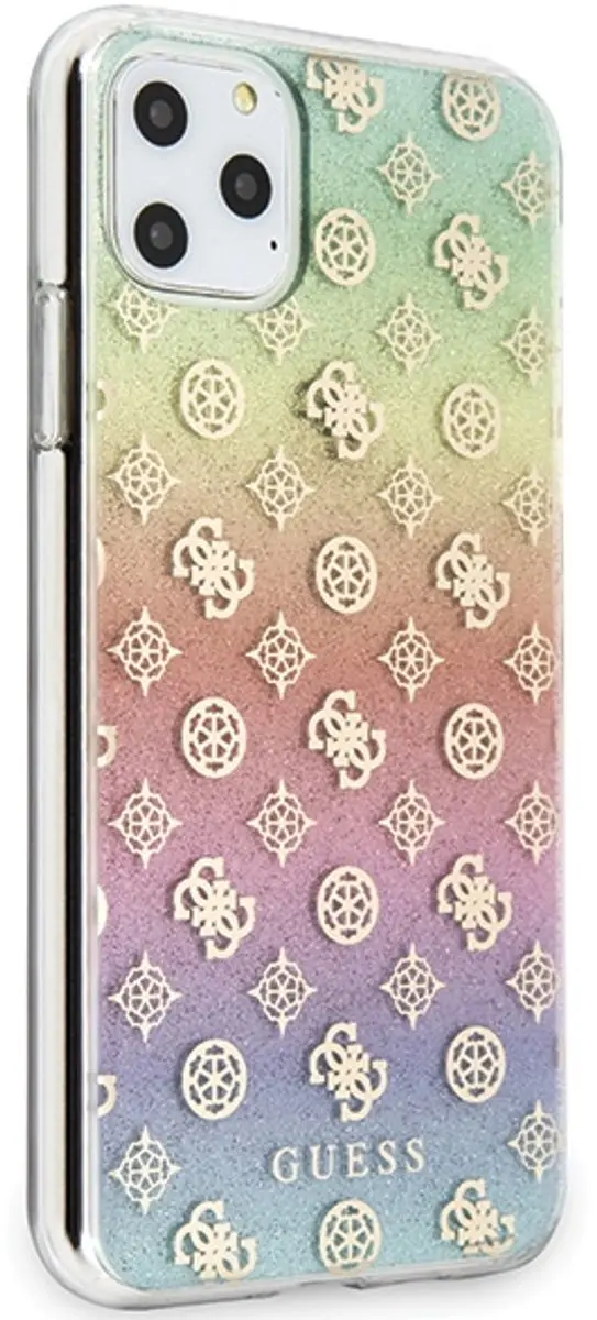 Guess GUHCN65PEOML Back Cover - iPhone 11 Pro Max - Regenboog - afbeelding 6 van 6