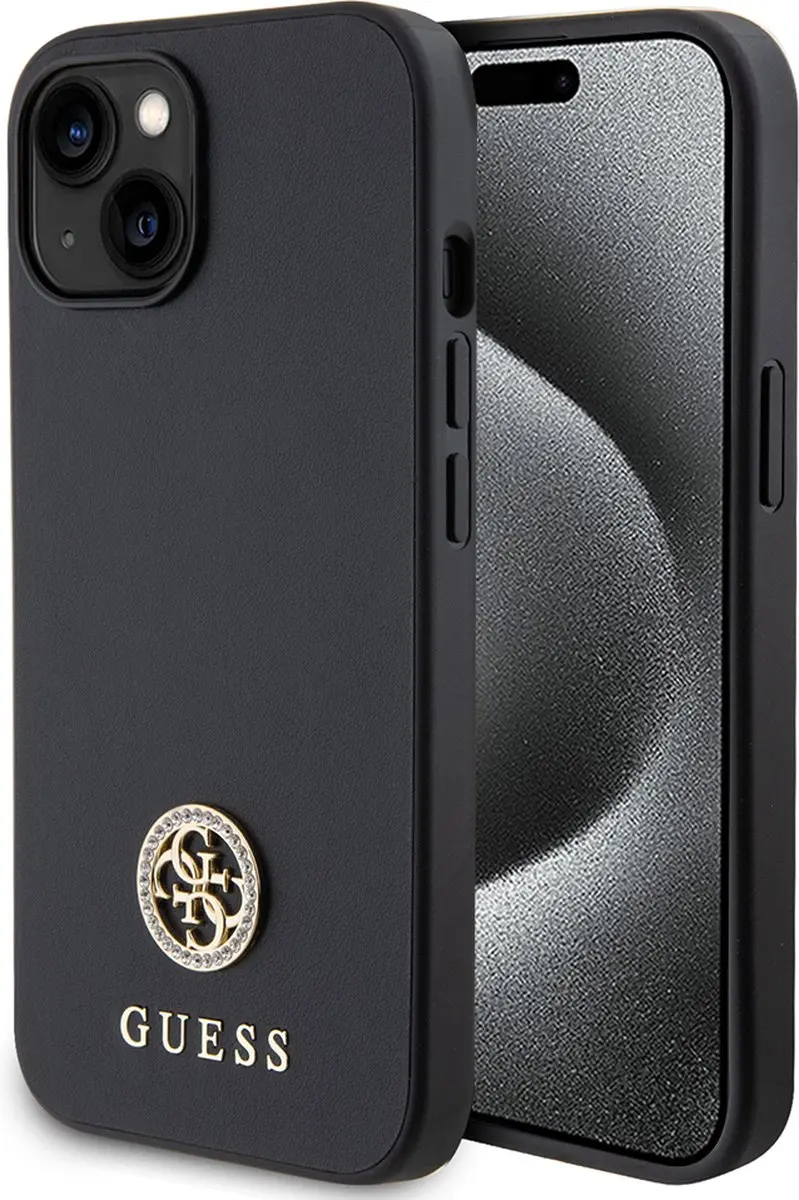 GUESS 4G Strass Metal Logo Back Case