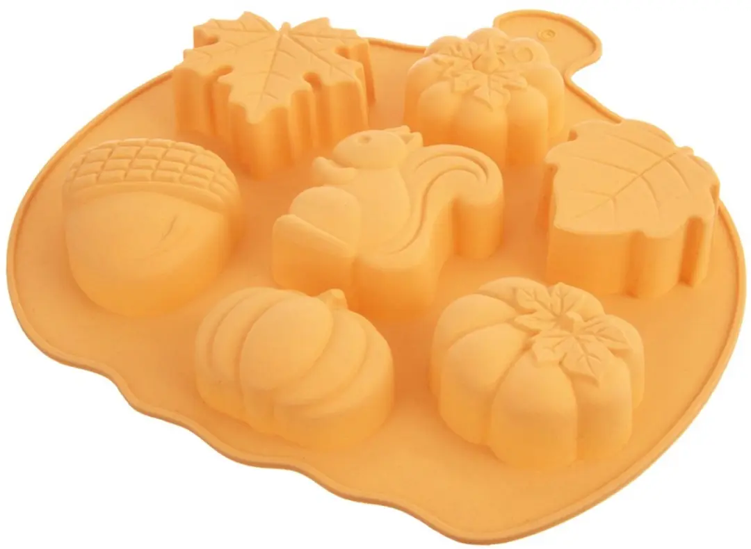 Orion Silicone Muffinvorm 26x25x3cm - 7 Stuks - Geel
