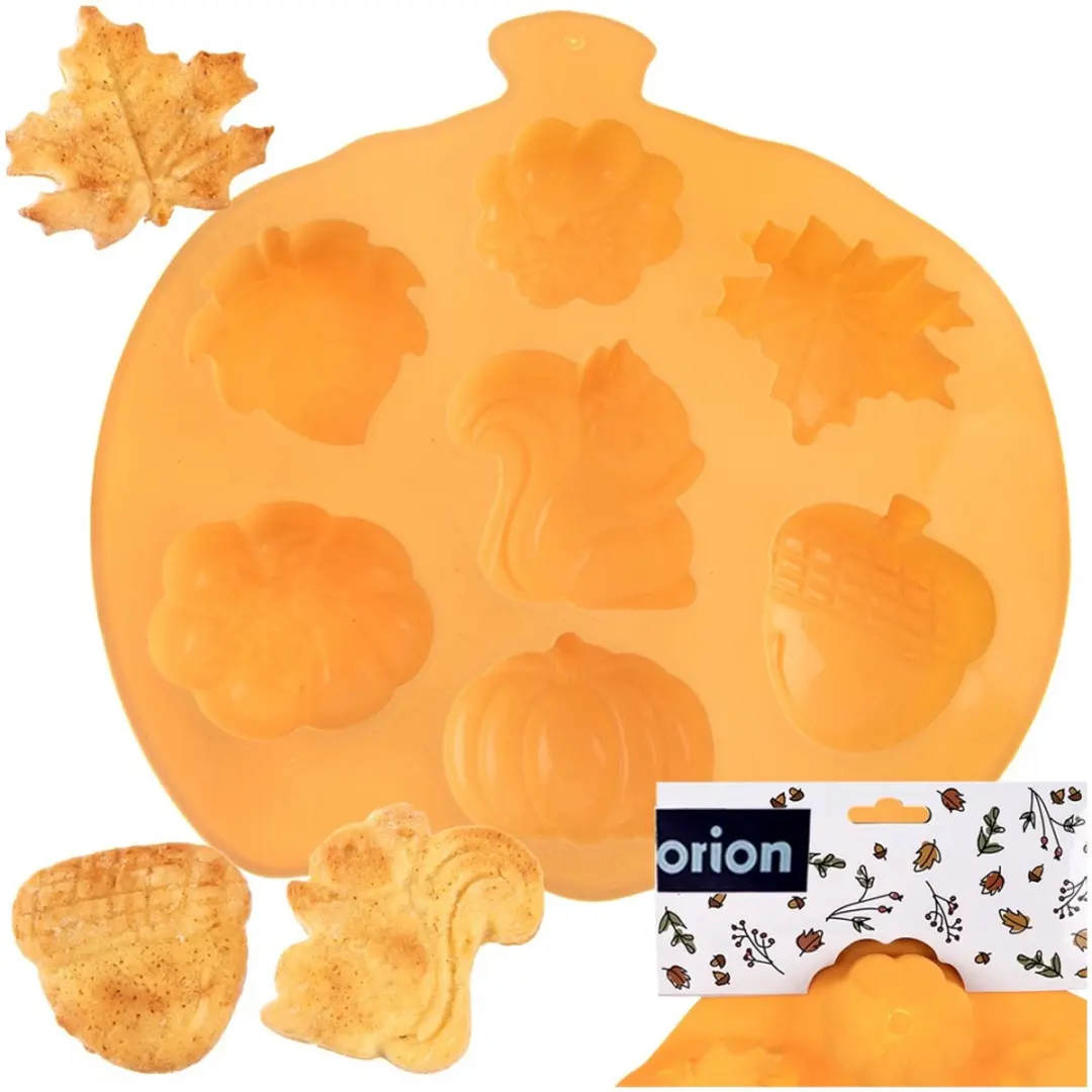Orion Silicone Muffinvorm 26x25x3cm - 7 Stuks - Geel