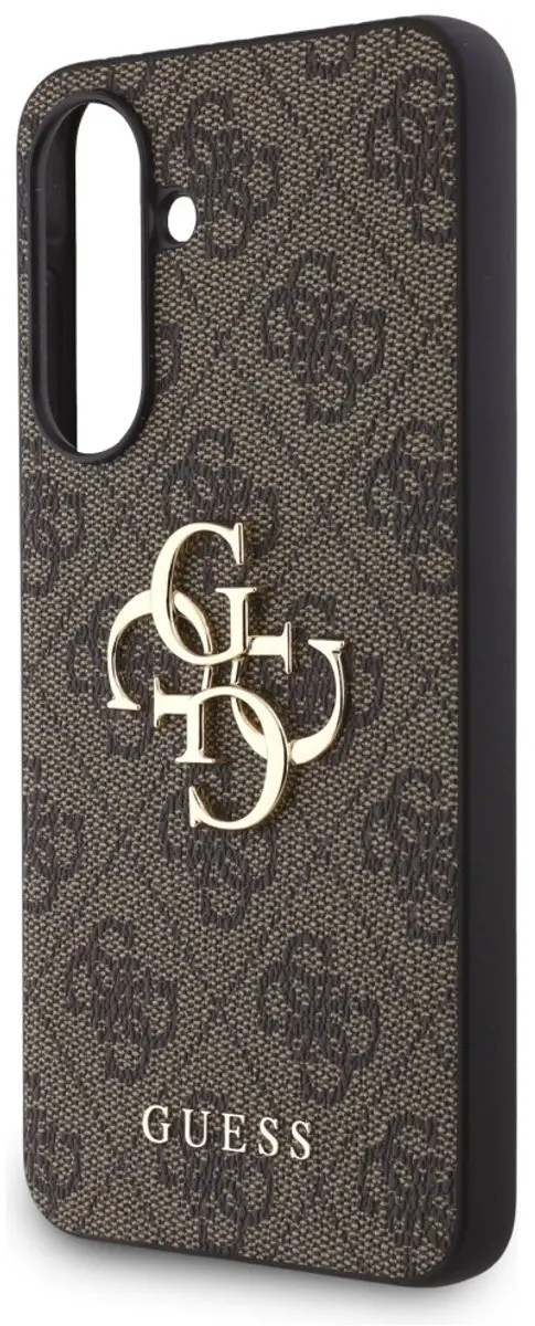 Guess Hoesje Samsung Galaxy A56 - Bruin Big 4G Logo