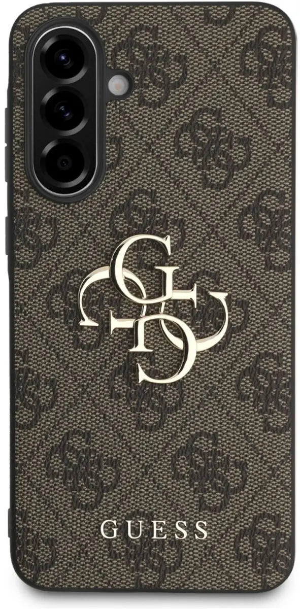 Guess Hoesje Samsung Galaxy A56 - Bruin Big 4G Logo