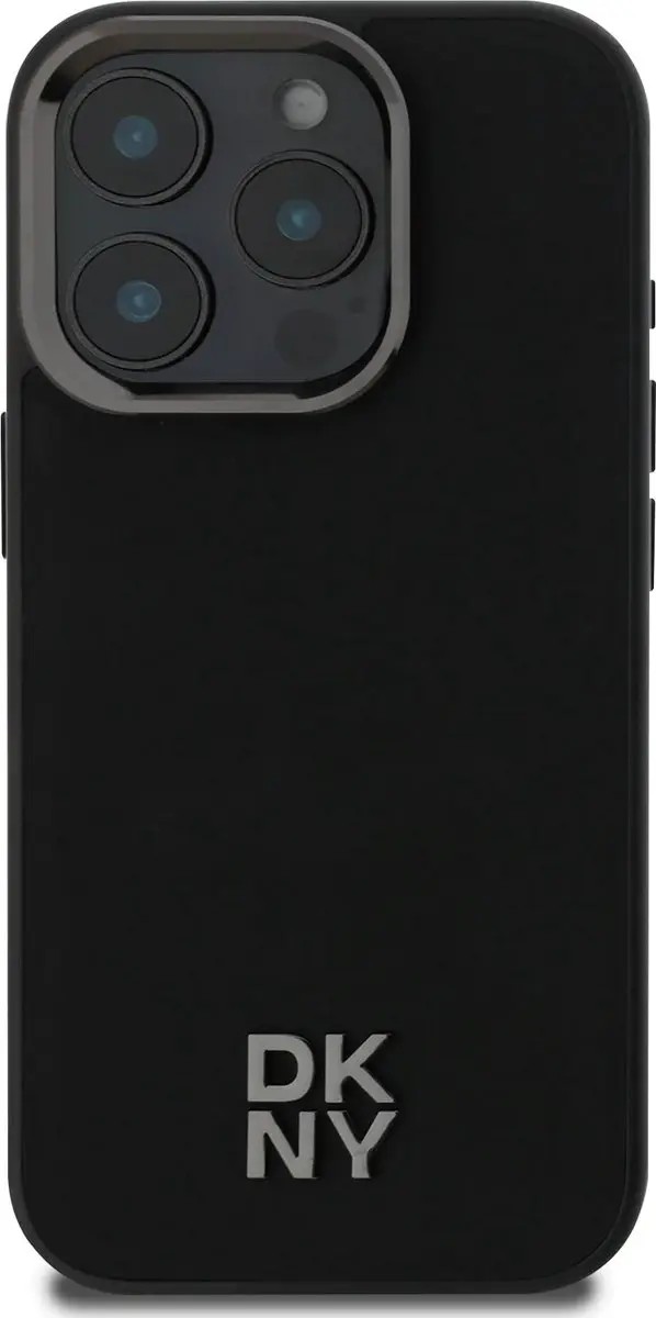 DKNY Backcover iPhone 16 Pro Max - PU Leather MagSafe - Zwart