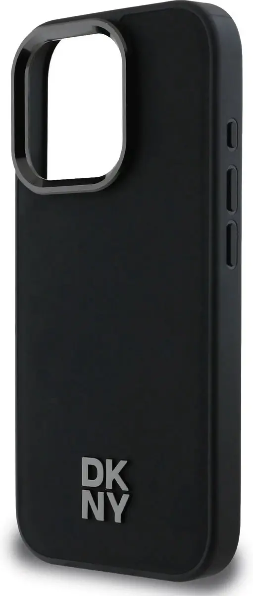 DKNY Backcover iPhone 16 Pro Max - PU Leather MagSafe - Zwart