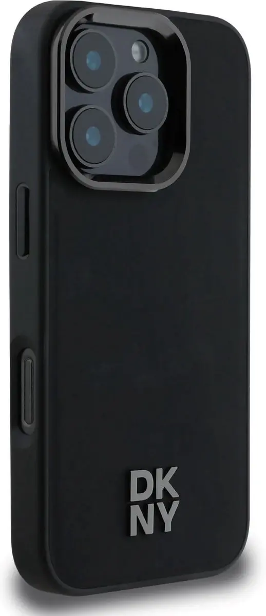 DKNY Backcover iPhone 16 Pro Max - PU Leather MagSafe - Zwart
