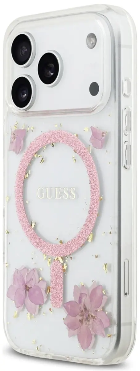 Guess Back Cover Hoesje iPhone 17 Pro - Roze - MagSafe - afbeelding 6 van 6