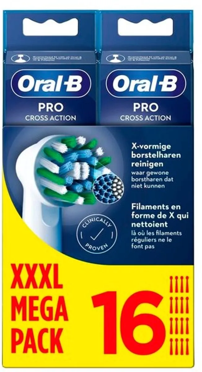 Oral-B Cross Action Opzetborstels