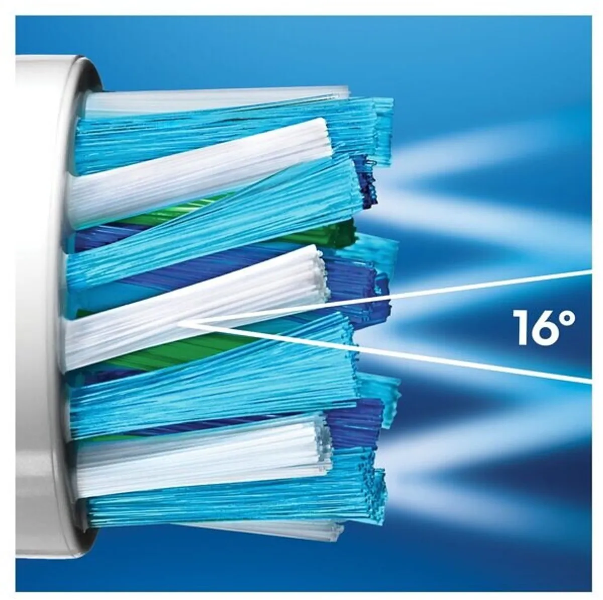 Oral-B Cross Action Opzetborstels - 16 Stuks