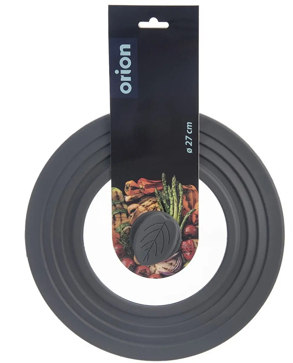Orion Universeel Silicone Deksel 20/22/24cm - Grijs - afbeelding 3 van 6