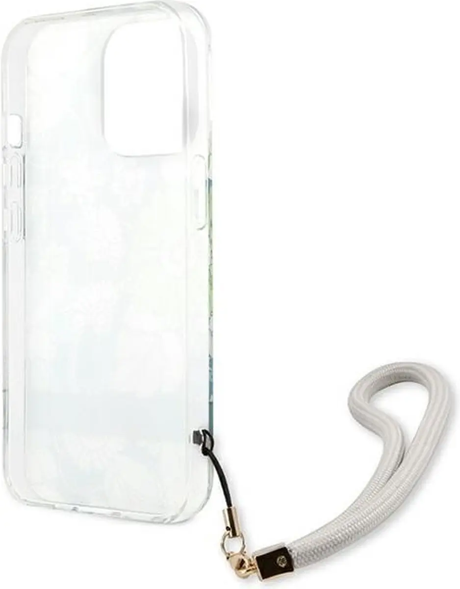 Guess Flower Strap Hoesje iPhone 13 Pro Max - Groen - afbeelding 6 van 6