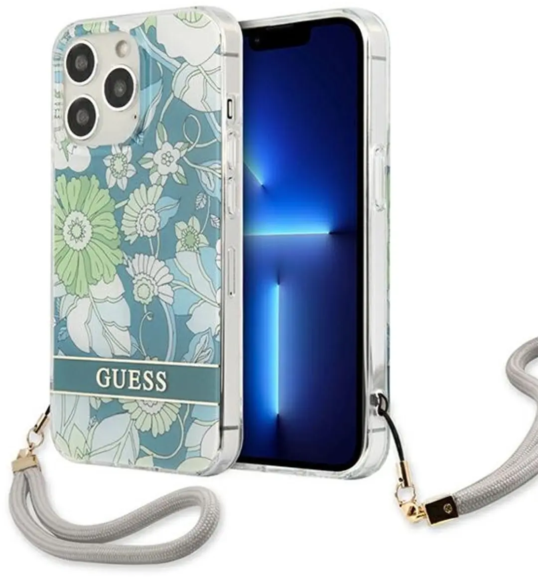 Guess Flower Strap Hoesje iPhone 13 Pro Max
