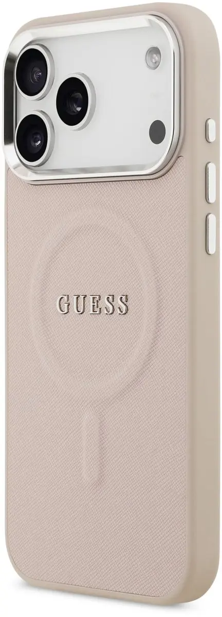 Guess PU Saffiano Backcover 14710 - iPhone 17 Pro Max - Roze