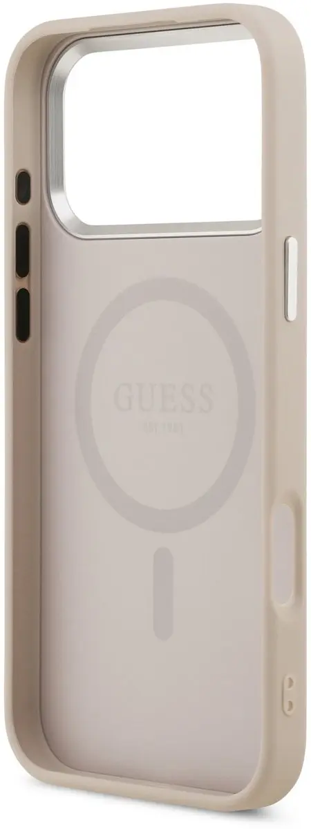 Guess PU Saffiano Backcover 14710 - iPhone 17 Pro Max - Roze