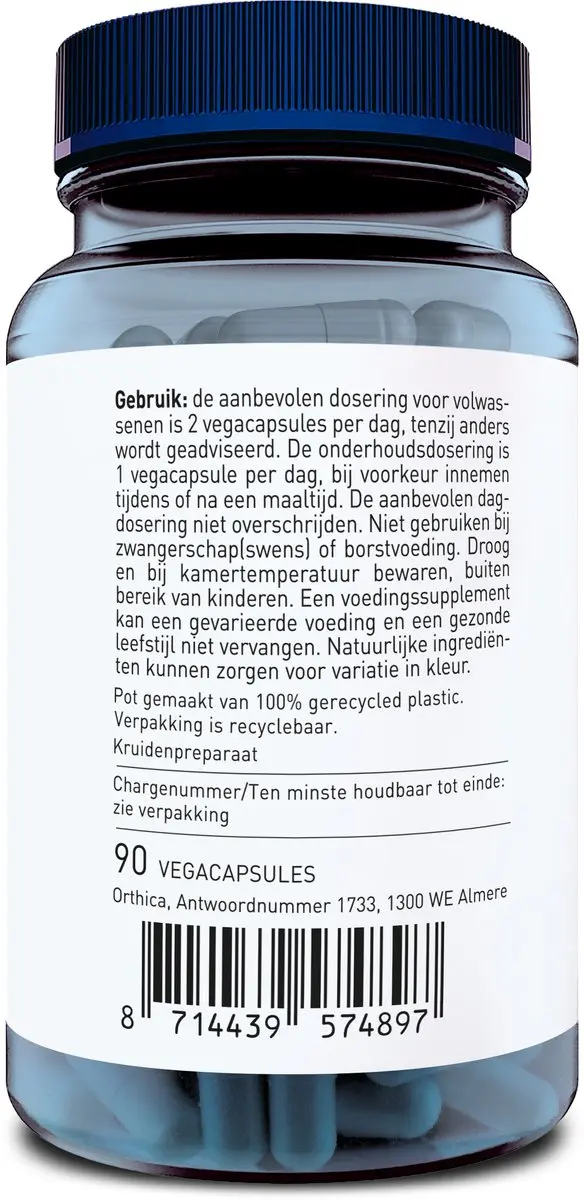 Orthica Silymarin-180 - 90 Vegacapsules