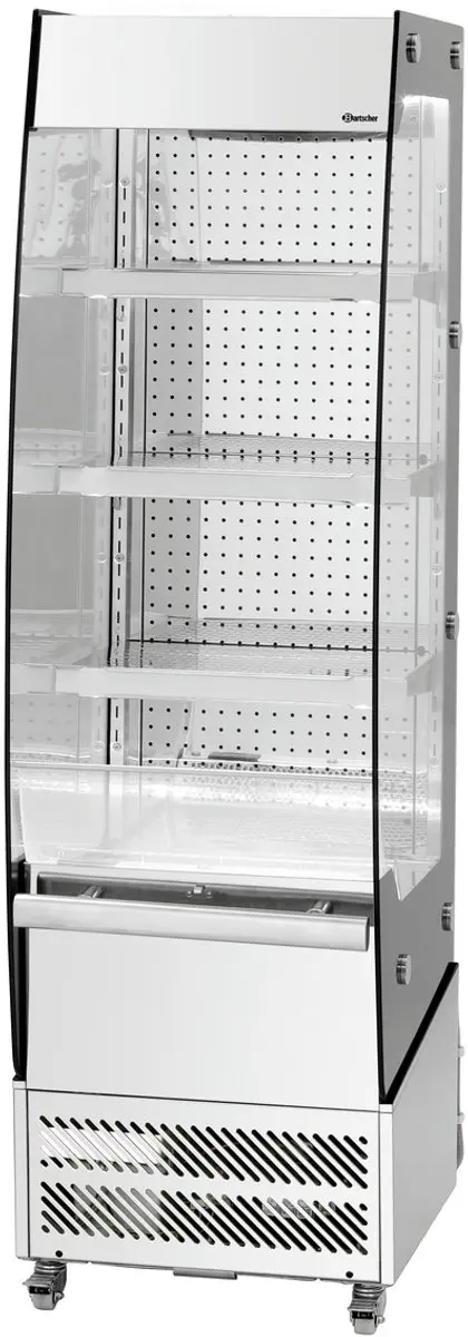 Bartscher RIMI Wandkoelschap 20L - Geforceerd - Zilver/Zwart