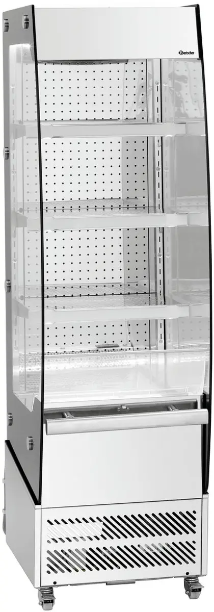 Bartscher RIMI Wandkoelschap 20L - Geforceerd - Zilver/Zwart