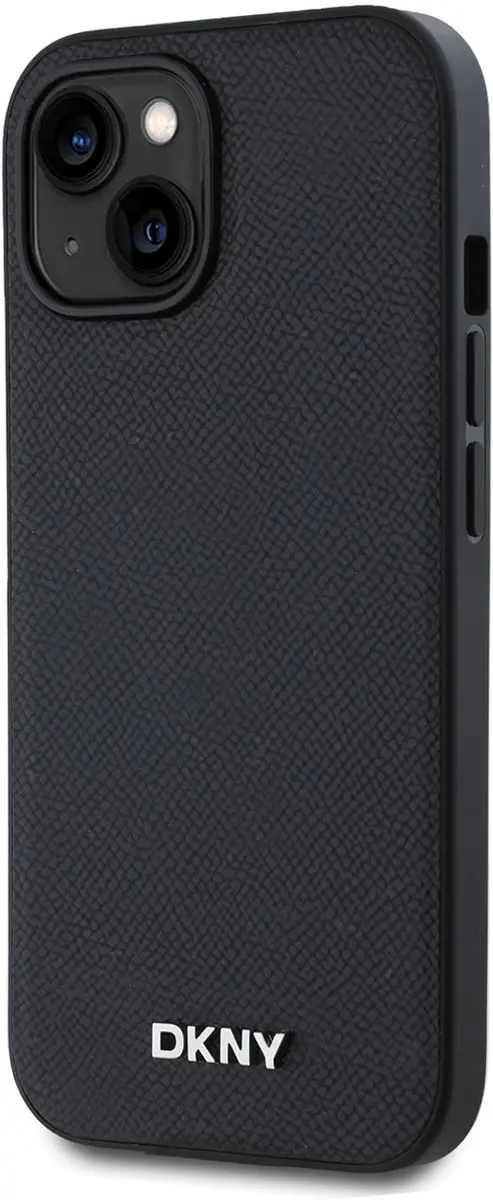 DKNY Hoesje iPhone 13 MagSafe - Zwart DKHMP13MPGHLMK