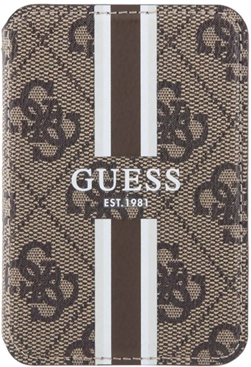 GUESS Stripes Series MagSafe Hoesje - Bruin - afbeelding 6 van 6