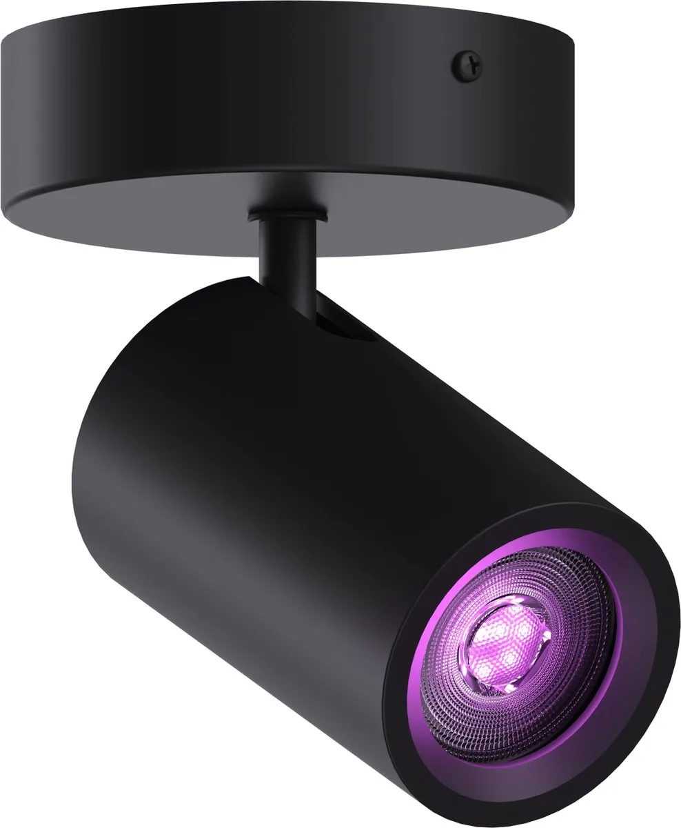 Calex Smart Plafondlamp 3-Lichts RGBW - 20cm Zwart