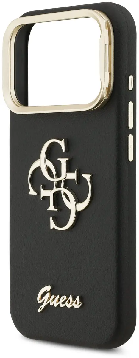 GUESS 4G Logo Hoesje iPhone 17 Pro - Zwart