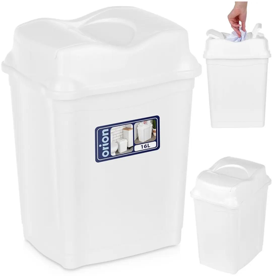 Orion Plastic Prullenbak O-731341 16L - Wit