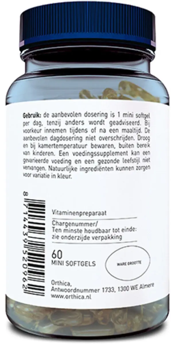 Orthica E-400+ Softgels - 120 Stuks