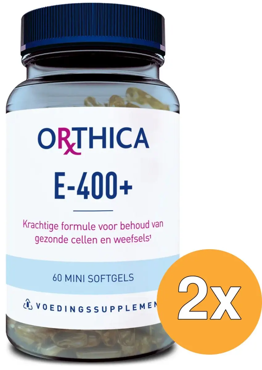 Orthica E-400+ Softgels - 120 Stuks
