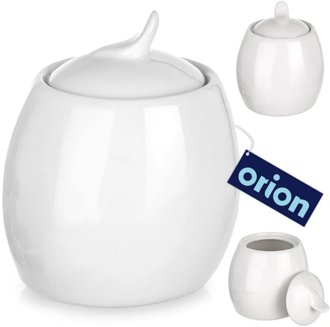 Orion Mona Porseleinen Suikerpot 240ml - Wit