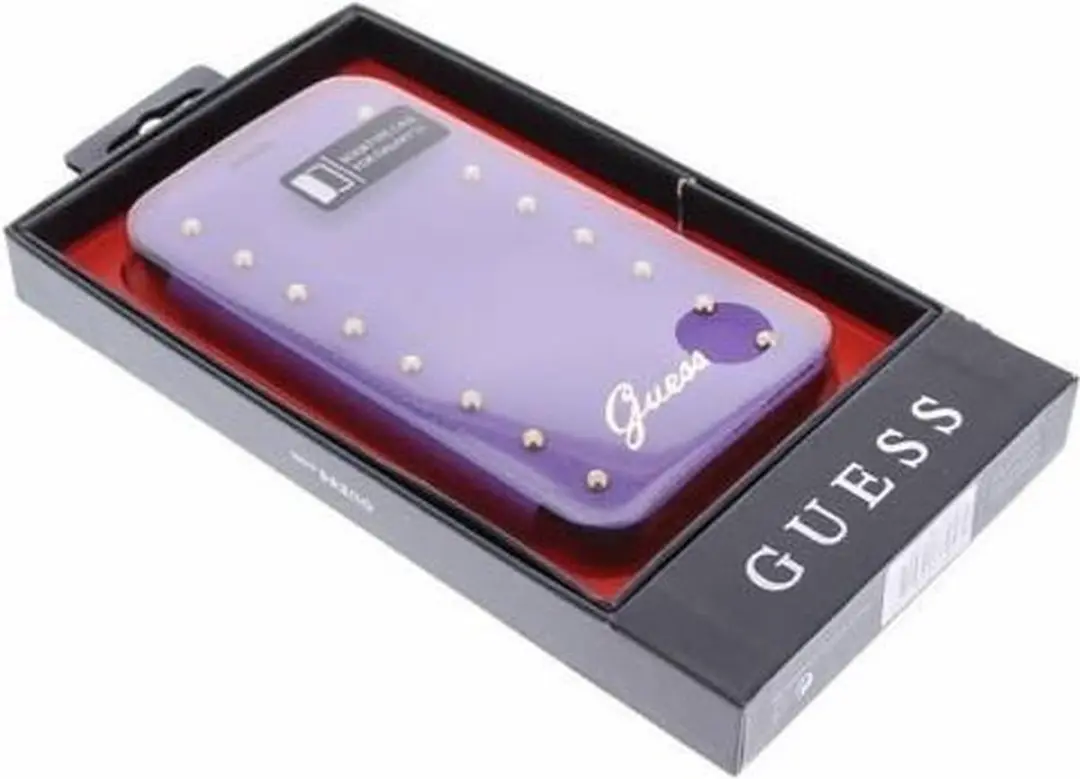 Guess Samsung Galaxy S5 Folio Case Studded Collection - Paars