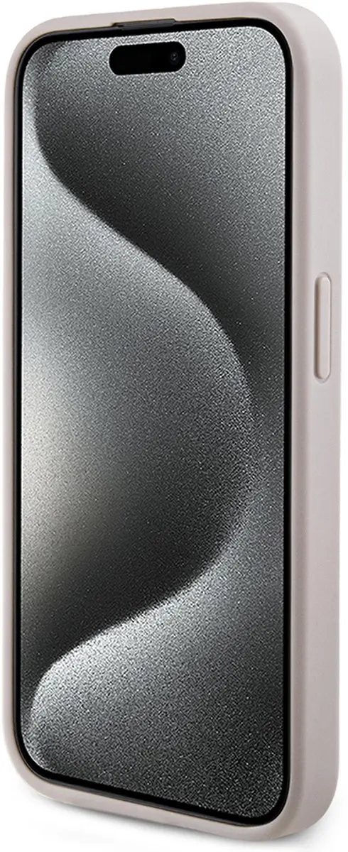 GUESS 4G Back Case MagSafe iPhone 15 Pro - Roze - afbeelding 6 van 6