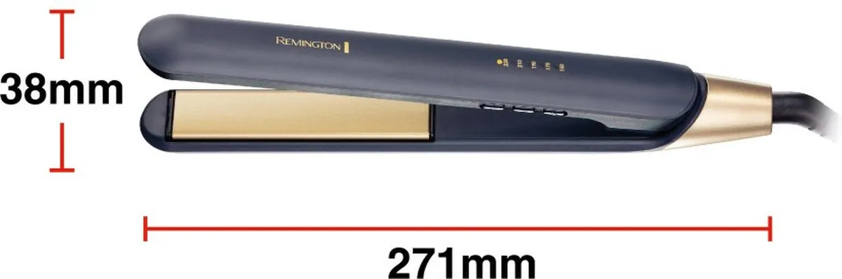 Remington Sapphire Luxe Stijltang S5805 - Blauw/Champagne