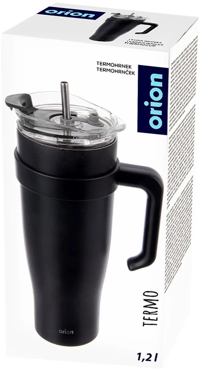 Orion TERMO 1,2L Thermosbeker - 1200ml Zwart