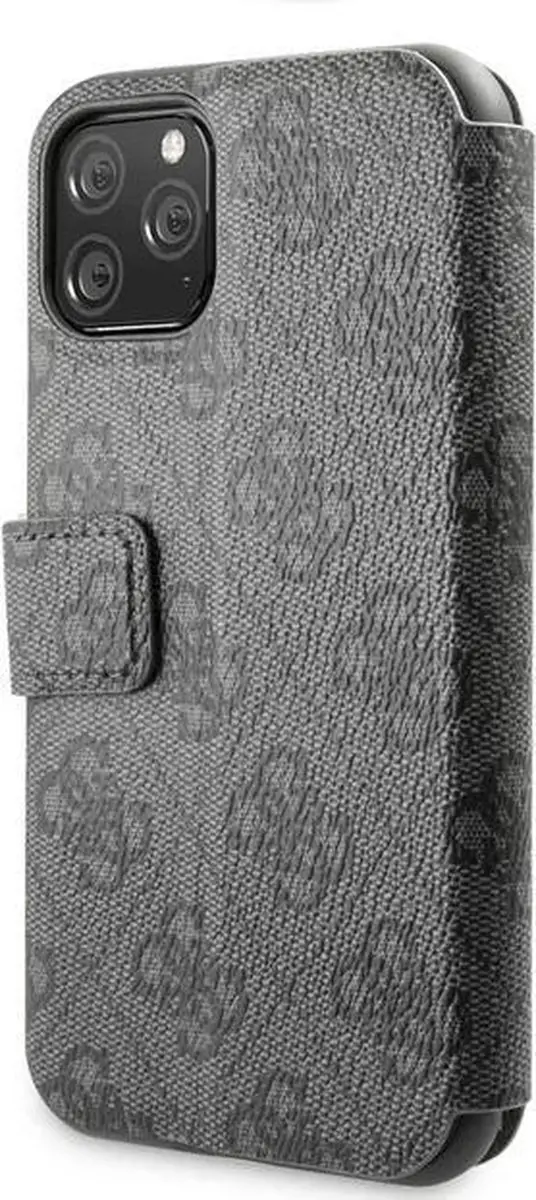 GUESS iPhone 12 Mini Bookcase Hoesje 5823 - Grijs - 3 Pasjes - afbeelding 6 van 6