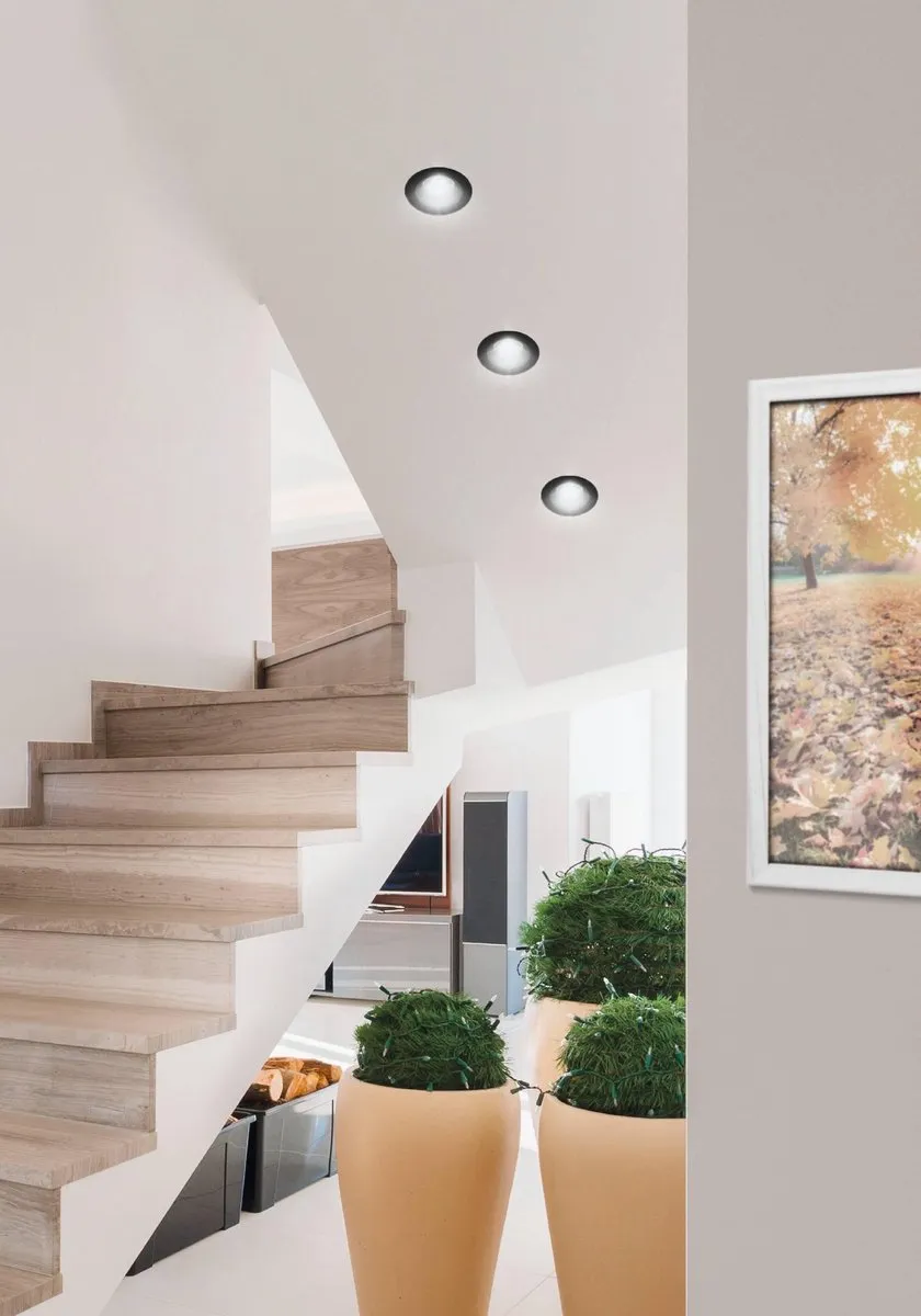 Eglo Salabate Inbouwarmatuur LED Ø8,8cm - Zwart - Dimbaar