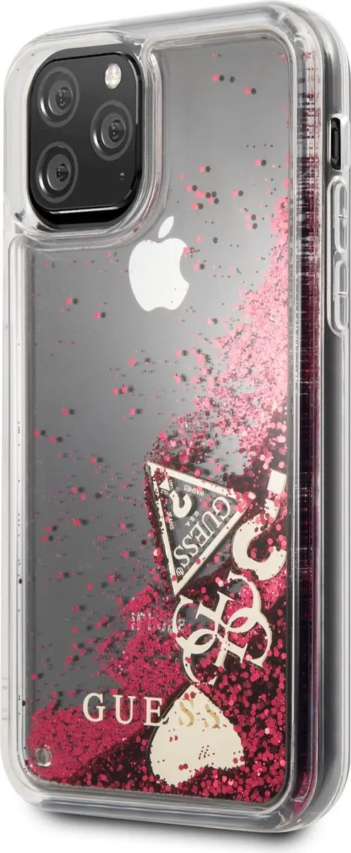 GUESS iPhone 11 Pro Backcase - Glitter Roze - S212-2
