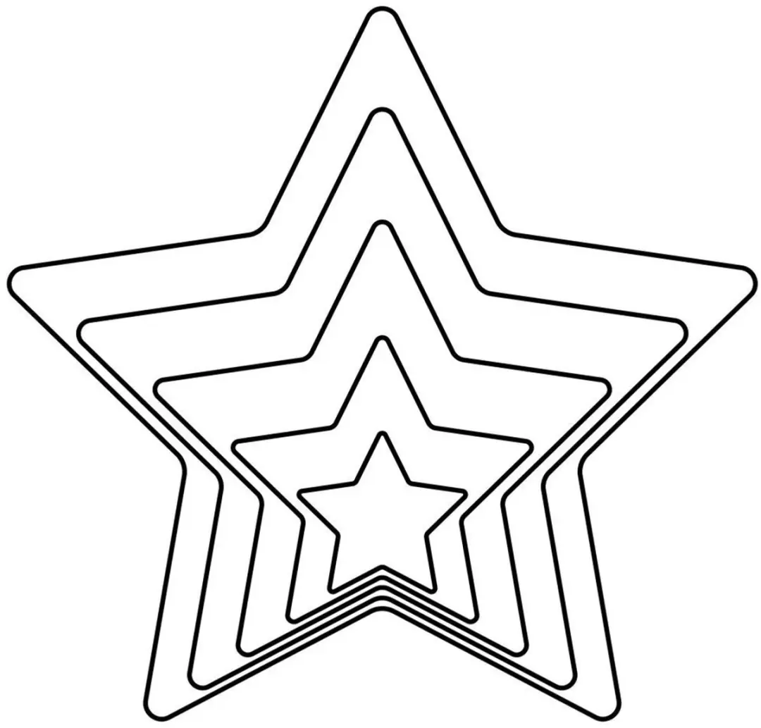 Orion Ster Uitsteekvormen RVS