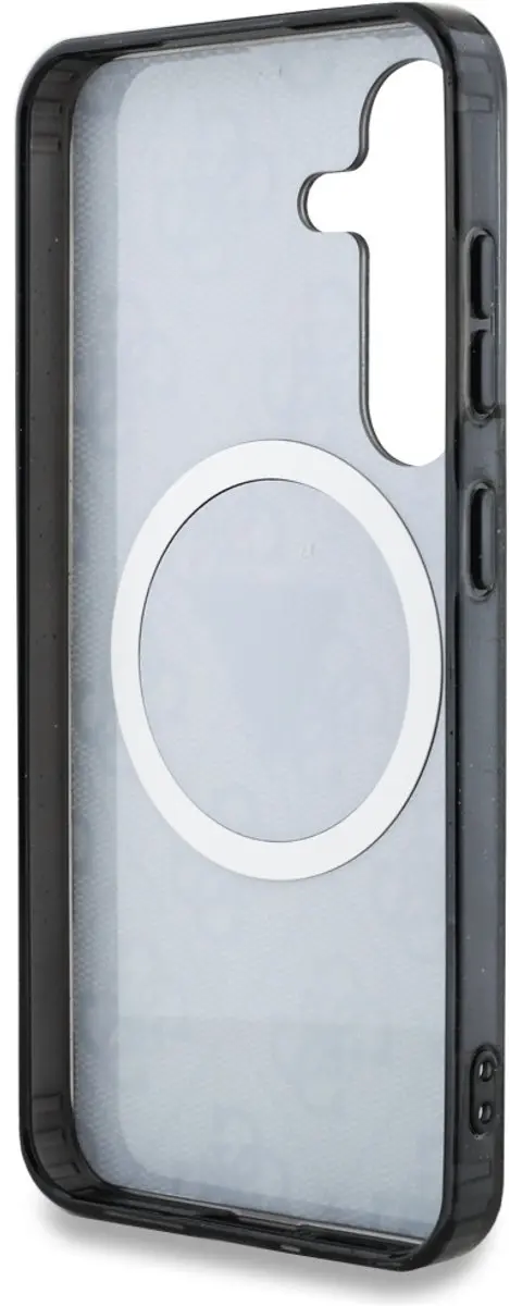 GUESS Etui voor Samsung Galaxy S25+ - Glitter Transparent
